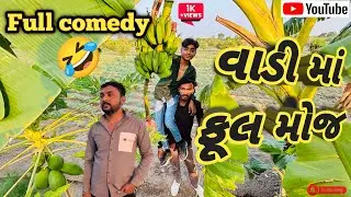 વાડી માં ફુલ મોજ 🤣 full comedy 😂 #comedy #vlog 
