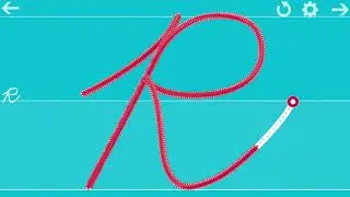 Cursive Writing Upper Case R