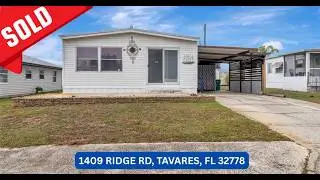 No Lot Rent! Own The Land in This Updated Tavares 55+ Community Home #floridarealestate #realestate