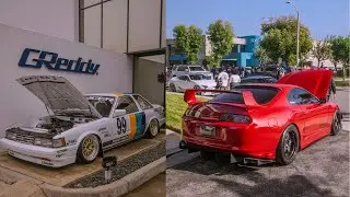 Праздничная атмосфера на GReddy Cars & Coffee | Автомобили JDM повсюду