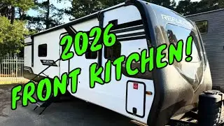 NEW 2026 GRAND DESIGN REFLECTION 322FKTS TRAVEL TRAILER Dodd RV FRONT KITCHEN W/D PREP WALKTHROUGH