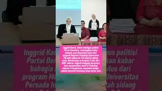 Ingrid Kansil Politisi Partai Demokrat Lulus S2 Psikologi Ungkap Bahagia
