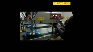 Continuous band sealer vertical model