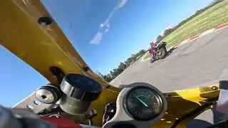Ducati 748 track bike at Serres circuit 30/9/2022