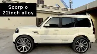 Scorpio 22inch Alloy Wheels ||Modified||