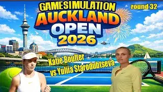 Auckland Open | Katie Boulter   vs Yuliia Starodubtseva  | [6 JAN 2026] | Gameplay Simulation