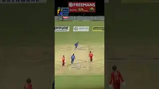 Miscommunication between the batters, a wicket for the Dazzlers! 🫣 Baroda Premier League