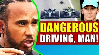 Hamilton RESPONDS to Russell Crash: Mercedes to Blame? 💥 F1 News