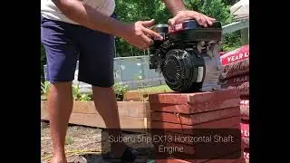 Subaru 5hp EX13 Horizontal Shaft Go-Kart Engine Startup & Rev
