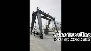 Rolling Gantry Crane, Electric Travelling Portable Gantry Crane with Double Girder Design Testing 5T
