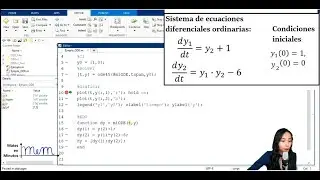 Matlab - Sistema de Ecuaciones Diferenciales Ordinarias (ODE45)