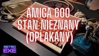 Zestaw Amiga 600 stan nieznany, opłakany...