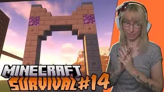 Строительство замка под влиянием СДВГ || Выживание в Minecraft
