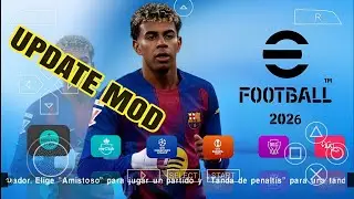 eFootball PES 2026 PPSSPP 🔥 Original ISO | New Kits & Transfers (4K Graphics)