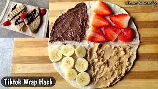 Tiktok Viral Wrap Hack | Trending Wrap Hack | Sweet Fruits Wrap | Grilled Chocolate Wrap |