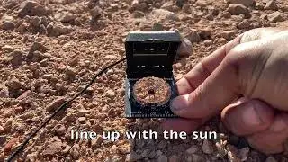 How to tell the time using the Silva Ranger SL compass sun watch
