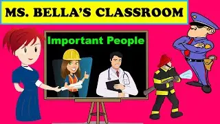 Let's Learn The Important People in Ms. Bella's Classroom! | Kids Learning | Super Bunnies Academy