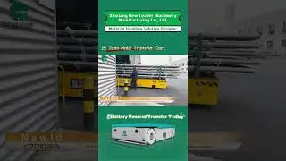 Steering Remote Control Battery Powered Trackless Transfer Cart #tech #machine #customized