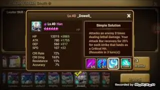 Summoners War | Funtime | Clean damage | Mushroom vs Dark Ninja - Han