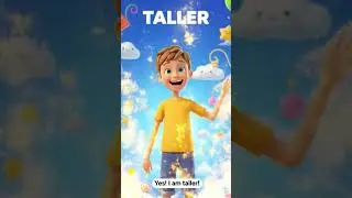 Taller and Shorter | Kids Learning Comparison Words | kids learning video | Toddler Video's