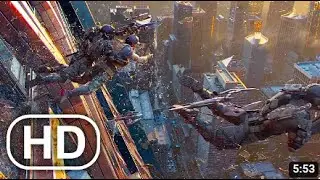1 Army Soldiers Destroy Skyscraper Building Action Scene 4K ULTRA HD
