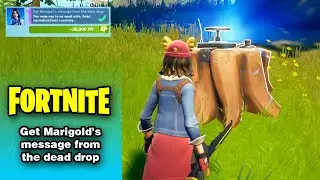 Get Marigold's message from the dead drop - Week 13 Epic Quest Fortnite