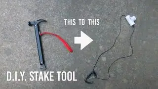 DIY tent stake tool [1.8 oz.]