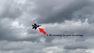USAF F-35 Lightning II | Solo AIRSHOW Display | AIRPOWER 24