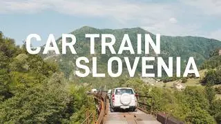 Taking a CAR TRAIN in Slovenia