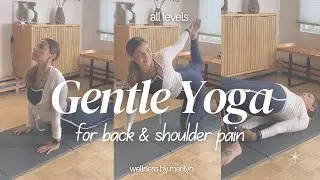 Gentle Yoga for Back & Shoulder Pain | 20-Minute Stretch & Release