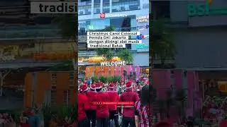 Christmas Carol Colossal Pemda DKI dengan diiringi alat musik tradisional Batak, keren!