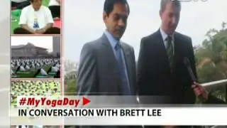 Mr Sunjay Sudhir, Consulate General of India, Sydney and Former Australia pacer Brett Lee