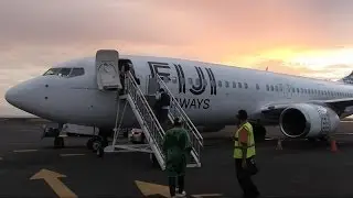 Fiji Airways B737 Takeoff Samoa