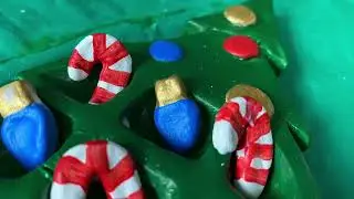 Clay Sculpture Tutorial: Christmas Tree Tic-Tac-Toe Game
