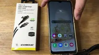 Scosche StrikeLine RA Right Angle USB-C Braided PD Cable Review 6-13-22