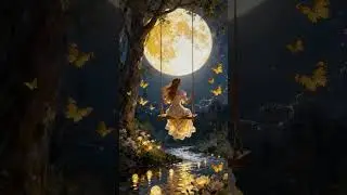 🌙 Moonlit Garden Swing ✨🌸 | Fairytale Waltz Music for Relaxing & Dreaming