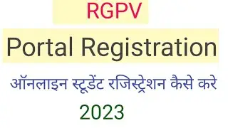 HOW TO FILL RGPV STUDENT REGISTRATION/Registration Full Explanation/New Admission Students/(Step-1)