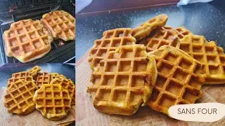 Délicieuse GAUFFRES SALÉES farcis à la viande hachée et légumes/ WAFFLE