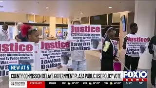 Mobile County Commission delays Government Plaza public use policy vote