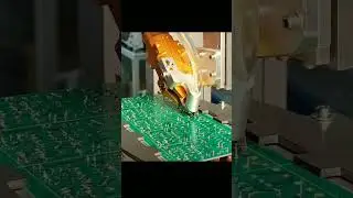 Automatic Lead Cutting Machine #machine #learning #pcb
