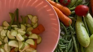 🌿شوربه الخضار 🌿أساسي في الشتا 