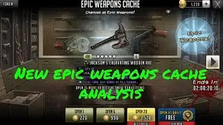 Epic Weapons Cache - The Walking Dead: Road To Survival TWD