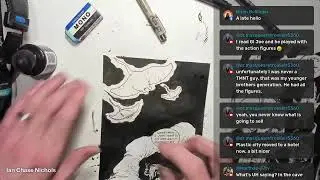 LIVE DRAWING Ep. 179 - Undersea Hero Early Birds and Box Doodles - 1/21/2026