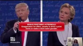 Rhetoric - Trump Clinton 2nd Presidential Debate
