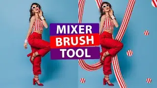 mixer brush tool photoshop | photoshop tutorial