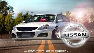 Nissan Altima / Stance / Virtual Tuning Photoshop