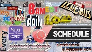 Schedule December 2019 Every DC Marvel Legends Top 10 List Transformers Silverhawks