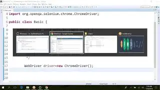 WebDriver Basic Intro