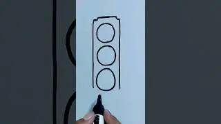 traffic signal 🚦#siyaaarteducation #howtodraw #drawing #art #shortvideo #easydrawing #easy #