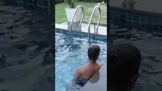 Team Karnataka Champs enjoying a #HotelParkPlaza in the pool | Junior IPL | #yscleague
